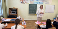 На Беляной Горе провели беседу для школьников о безопасности - Рузский городской округ
