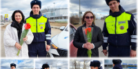 В Рузском округе провели акцию «Цветы для автоледи» - Рузский городской округ