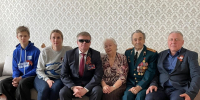 Партийцы поздравили Николая Лукьянова с 80-летием Победы - Рузский городской округ