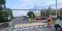 В Тучково на улице Лебеденко уложили новый асфальт - РузаРИА