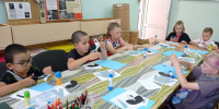Тучковские ребята участвовали в творческом часе ко Дню Военно-морского флота - Рузский городской округ