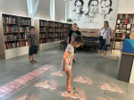 Юные ружане играли в «Классики», «Лазер» и «Пинг-понг» на интерактивном полу