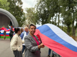 В парке «Городок» прошла праздничная программа ко Дню Государственного флага