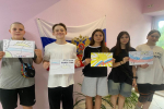 В Воробьёвской библиотеке прошёл патриотический час «Под флагом единым»