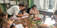 Тучковские ребята рисовали осень - РузаРИА