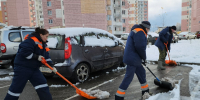В Рузе коммунальщики устраняют последствия первой зимней метели - Regions.Ru