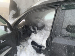 Огнеборцы ГКУ МО «Мособлпожспас» потушили загоревшийся автомобиль в Рузском округе