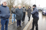 Александр Горбылёв проинспектировал ход капитального ремонта объездной дороги в Тучково