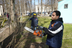 В Тучково прошёл Всероссийский субботник с участием вице-губернатора Московской области