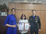 Диана Ложникова призер областного этапа конкурса «Неопалимая купина»