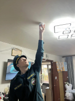 В РМО многодетным семьям бесплатно устанавливают пожарные извещатели